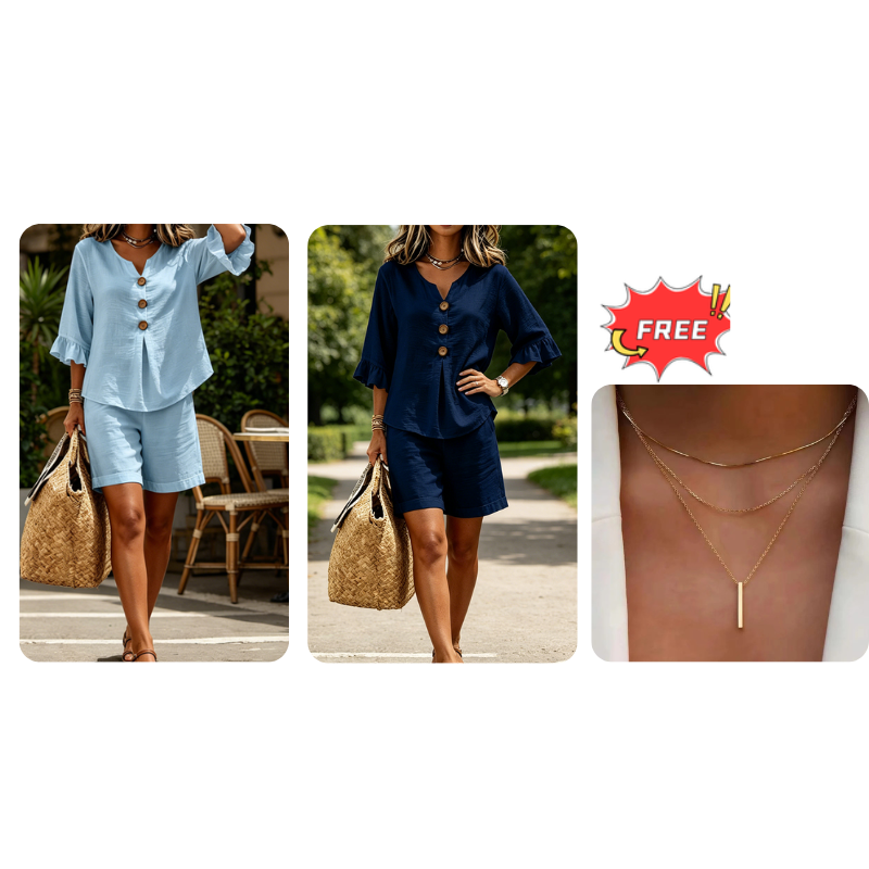 🌸 Women's Effortless Summer Cotton Set