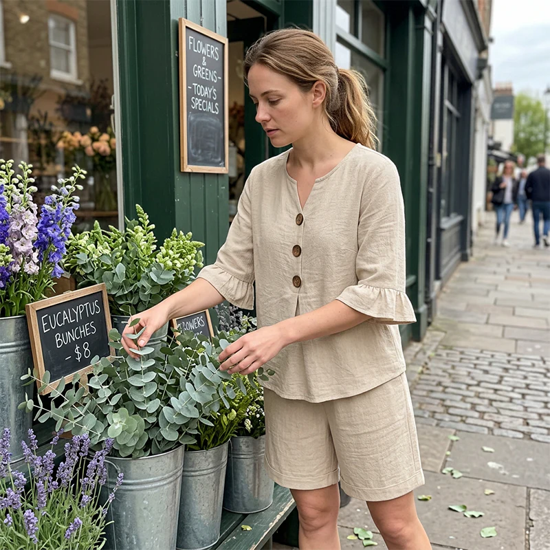 🌸 Women's Effortless Summer Cotton Set