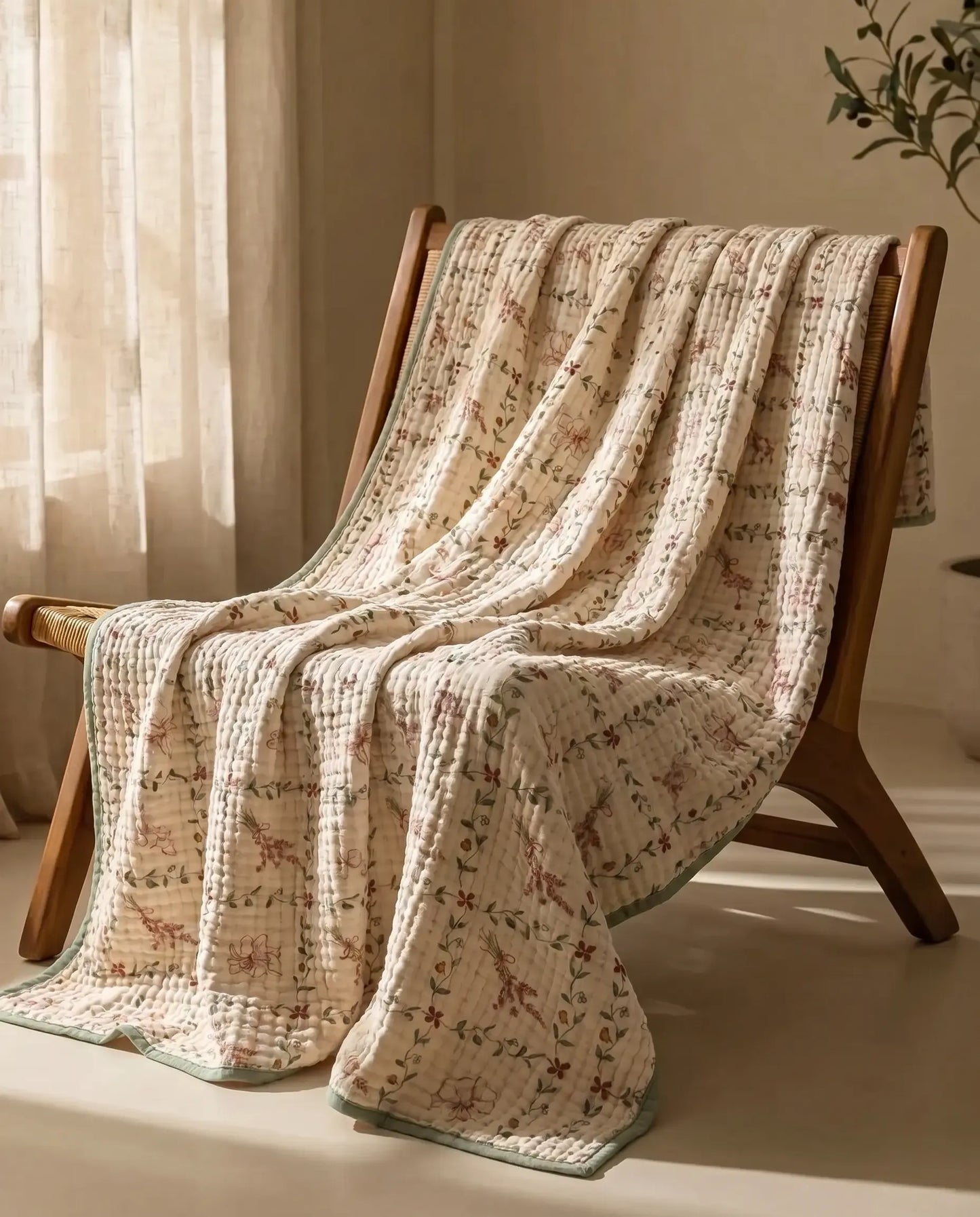 100% Cotton Muslin Blanket