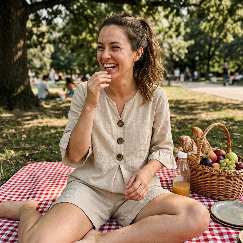 🌸 Women's Effortless Summer Cotton Set